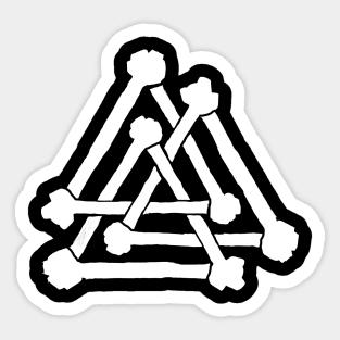 Valknut Bones Sticker